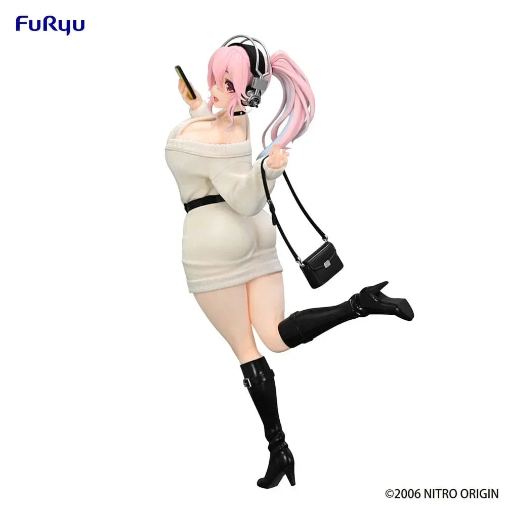 Super Sonico Trio-Try-iT PVC-statyn Winter Memory Ver. 21 cm Furyu