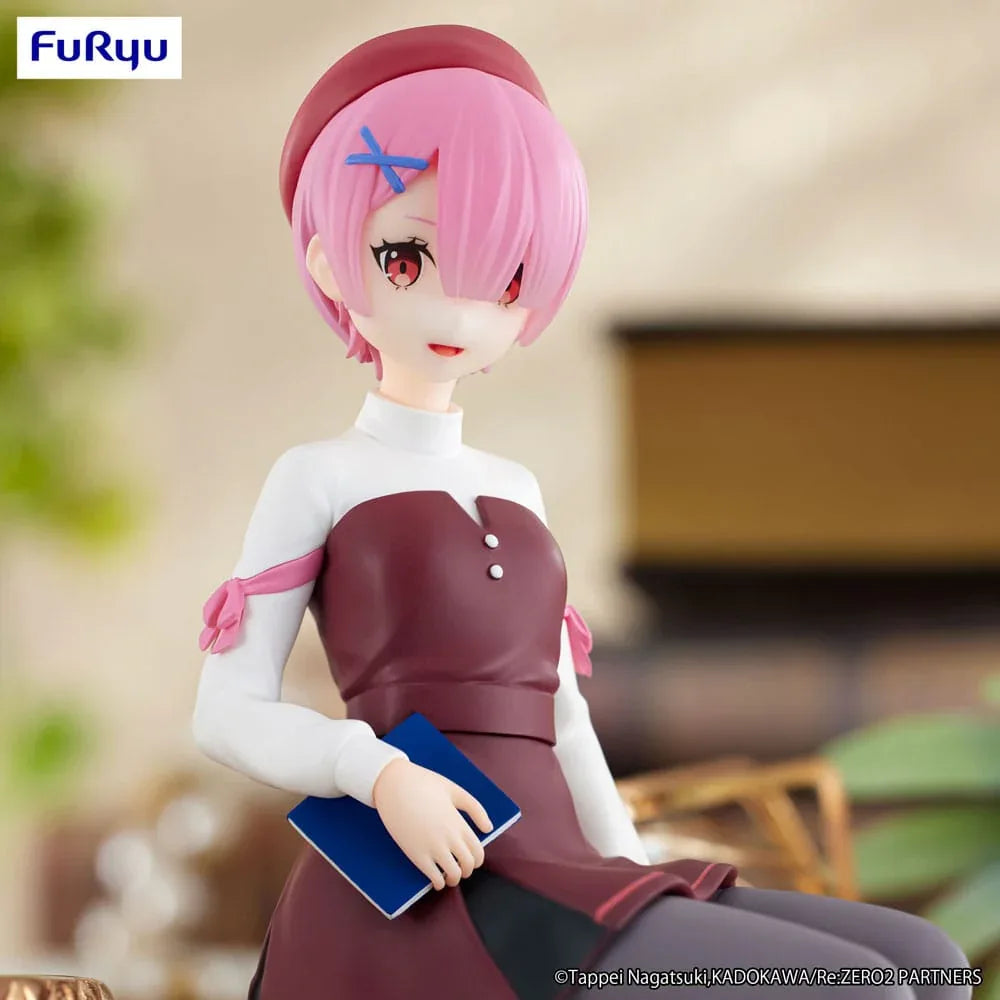 Re:Zero Starting Life in Another World Noodle Stopper PVC Statue - Ram Book Girl Ver. 14 cm Furyu