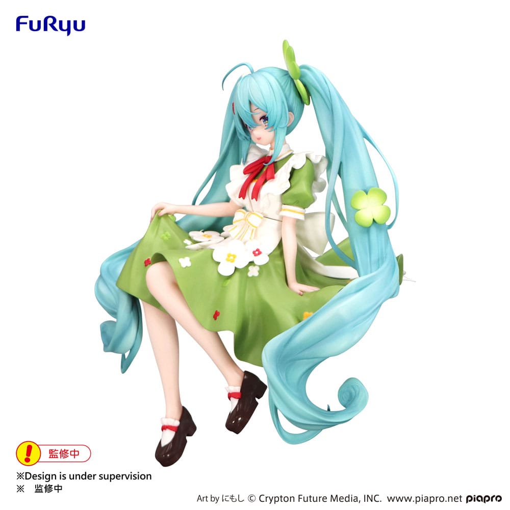 Hatsune Miku Noodle Stopper PVC Figur Flower Fairy Clover 15 cm Furyu