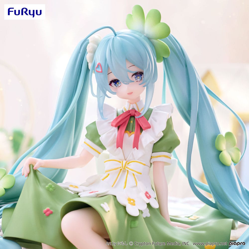 Hatsune Miku Noodle Stopper PVC Figur Flower Fairy Clover 15 cm Furyu