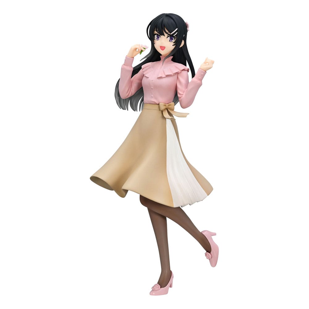 Rascal Does Not Dream of Bunny Girl Senpai Trio-Try-iT PVC Statue Mai Sakurajima Vår Outfit 21 cm Furyu