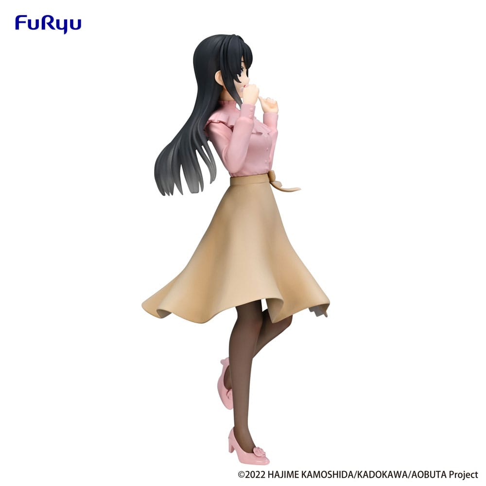 Rascal Does Not Dream of Bunny Girl Senpai Trio-Try-iT PVC Statue Mai Sakurajima Vår Outfit 21 cm Furyu