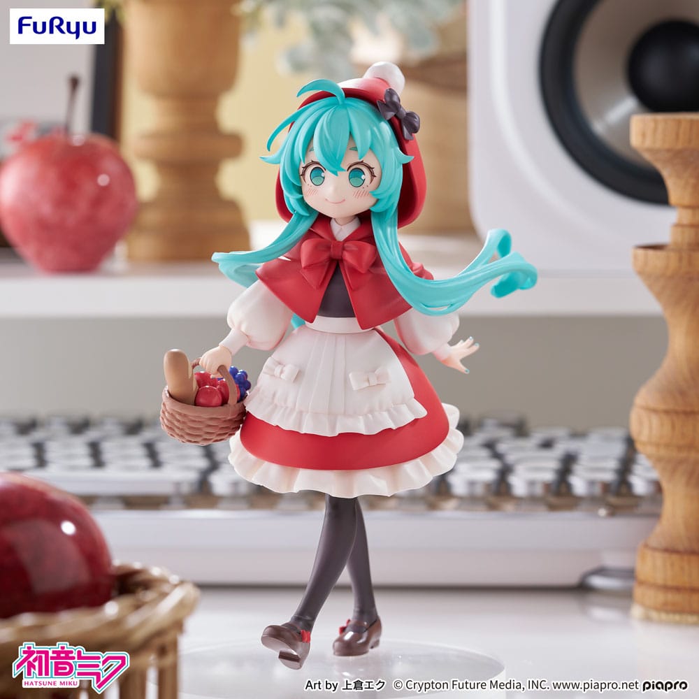 Hatsune Miku Desktop Fairy PVC Figur - Little Red Riding Hood Ver. 16 cm Furyu