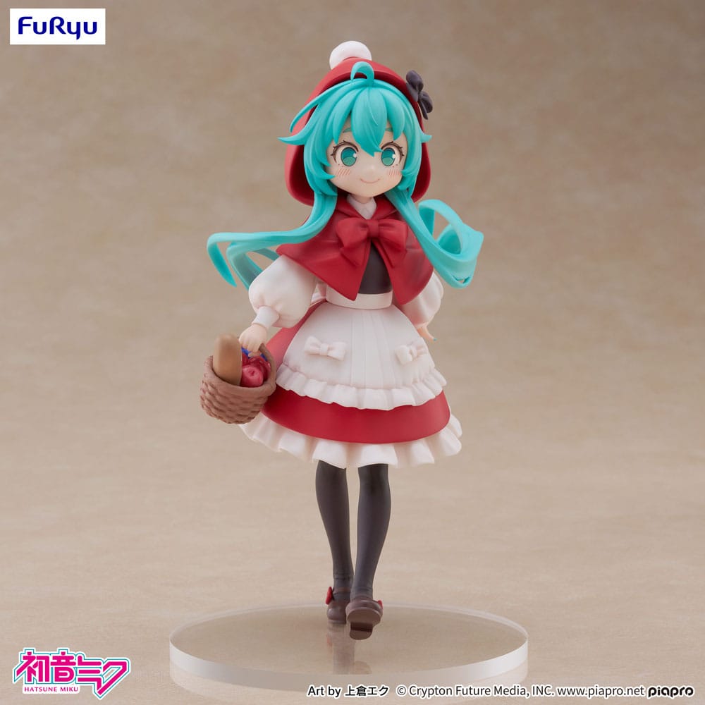 Hatsune Miku Desktop Fairy PVC Figur - Little Red Riding Hood Ver. 16 cm Furyu