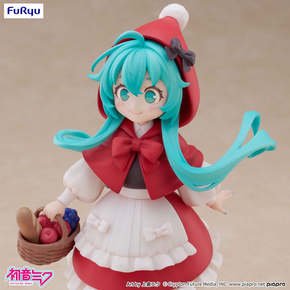 Hatsune Miku Desktop Fairy PVC Figur - Little Red Riding Hood Ver. 16 cm Furyu