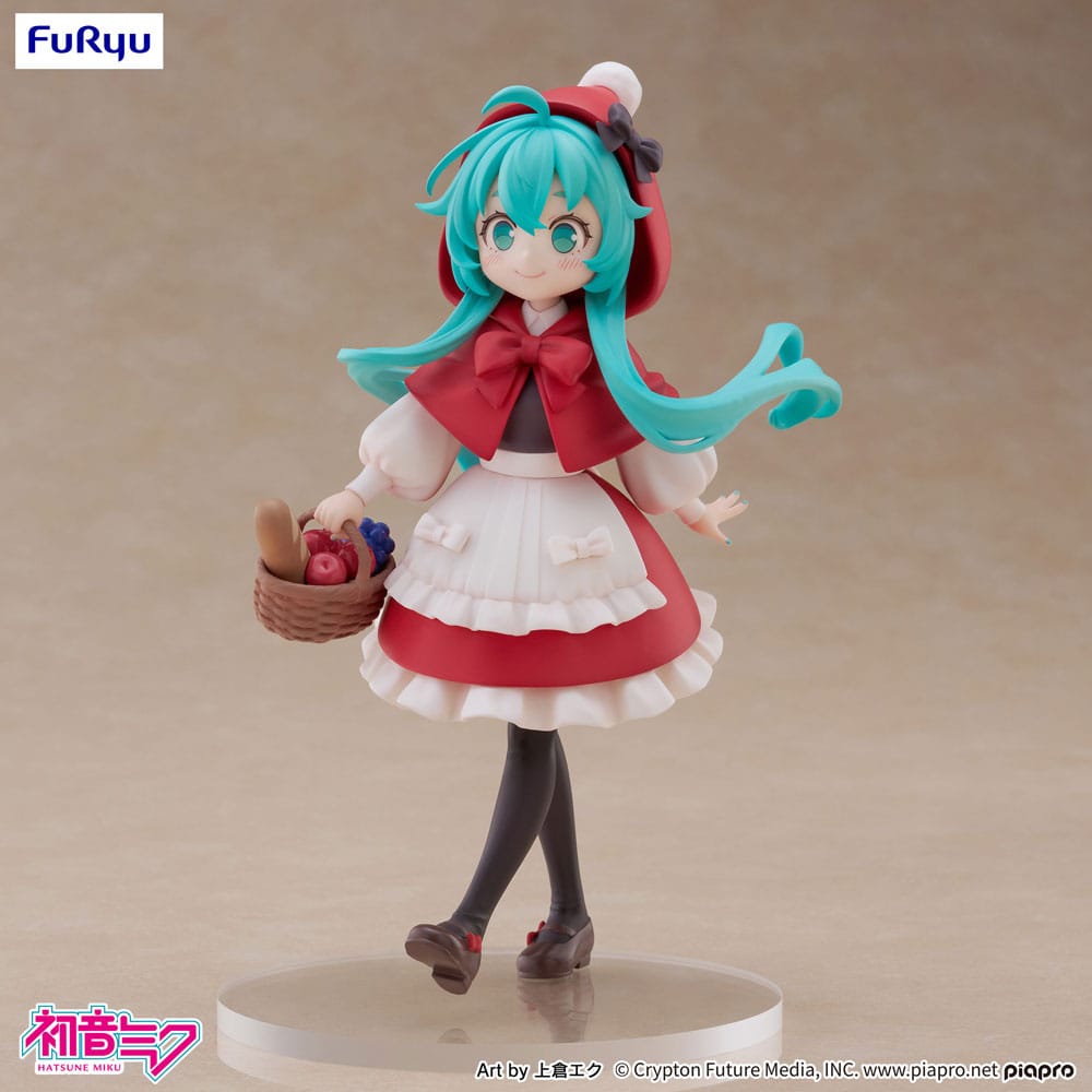 Hatsune Miku Desktop Fairy PVC Figur - Little Red Riding Hood Ver. 16 cm Furyu