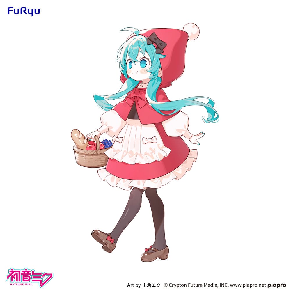 Hatsune Miku Desktop Fairy PVC Figur - Little Red Riding Hood Ver. 16 cm Furyu