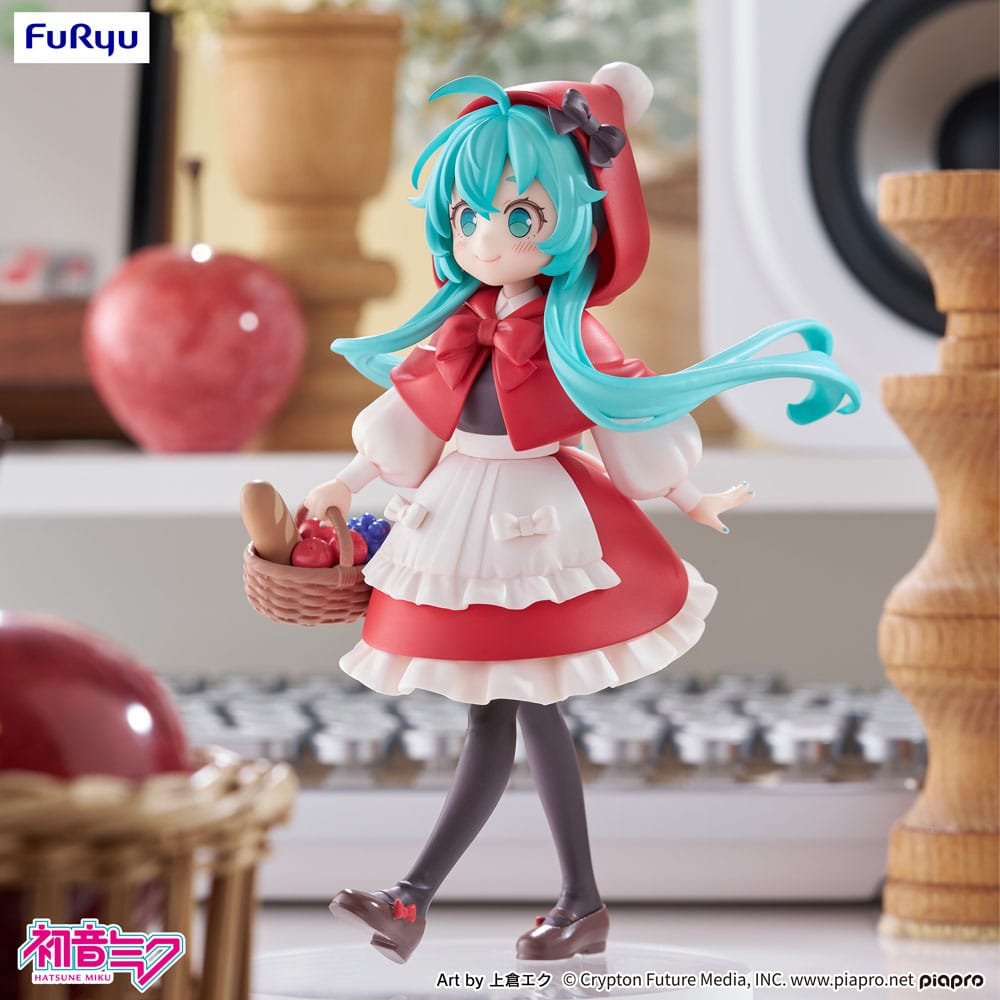 Hatsune Miku Desktop Fairy PVC Figur - Little Red Riding Hood Ver. 16 cm Furyu