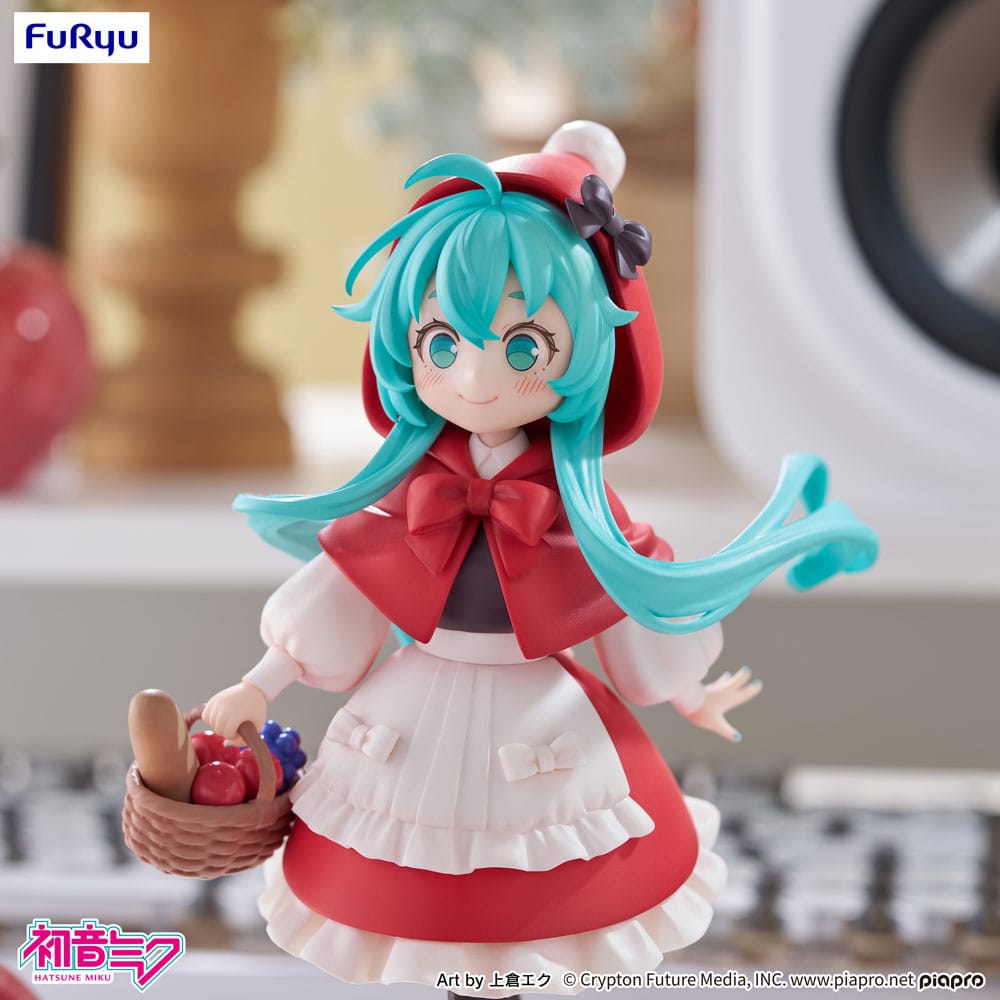 Hatsune Miku Desktop Fairy PVC Figur - Little Red Riding Hood Ver. 16 cm Furyu