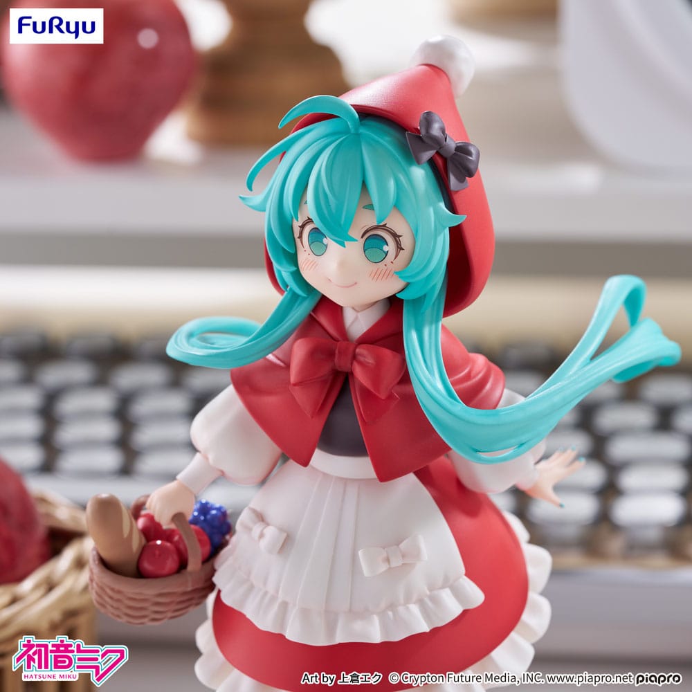 Hatsune Miku Desktop Fairy PVC Figur - Little Red Riding Hood Ver. 16 cm Furyu