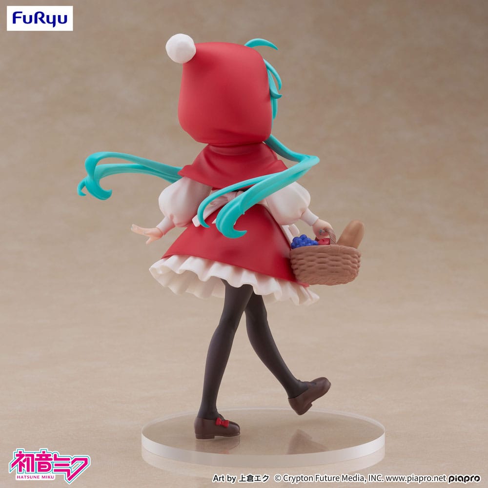 Hatsune Miku Desktop Fairy PVC Figur - Little Red Riding Hood Ver. 16 cm Furyu