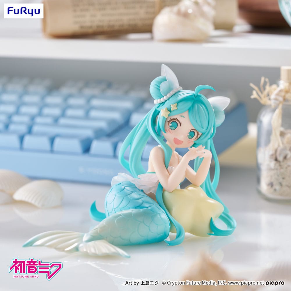 Hatsune Miku Desktop Fairy PVC Figur - Mermaid Princess Ver. 9 cm Furyu