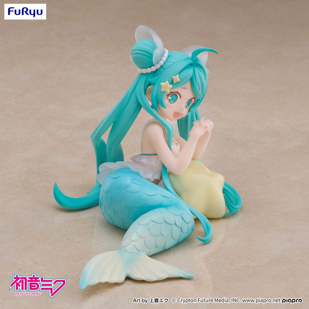 Hatsune Miku Desktop Fairy PVC Figur - Mermaid Princess Ver. 9 cm Furyu