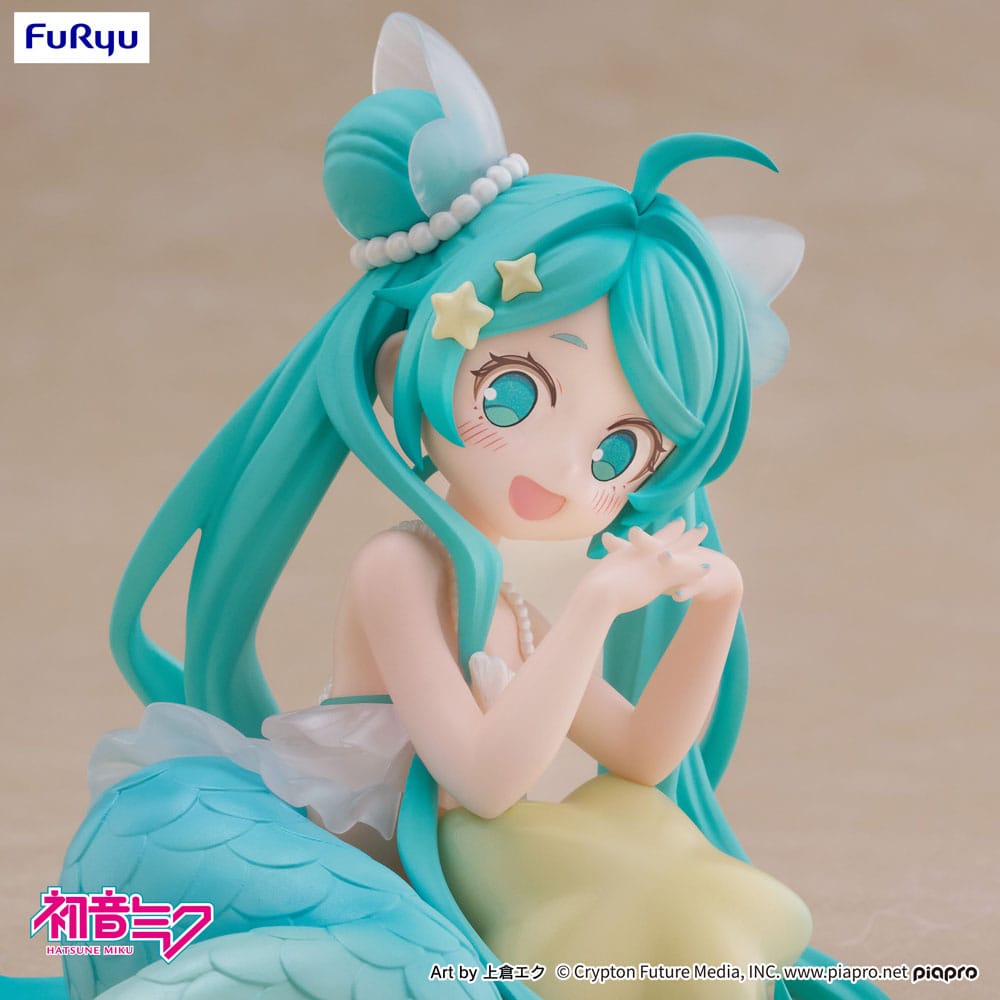 Hatsune Miku Desktop Fairy PVC Figur - Mermaid Princess Ver. 9 cm Furyu