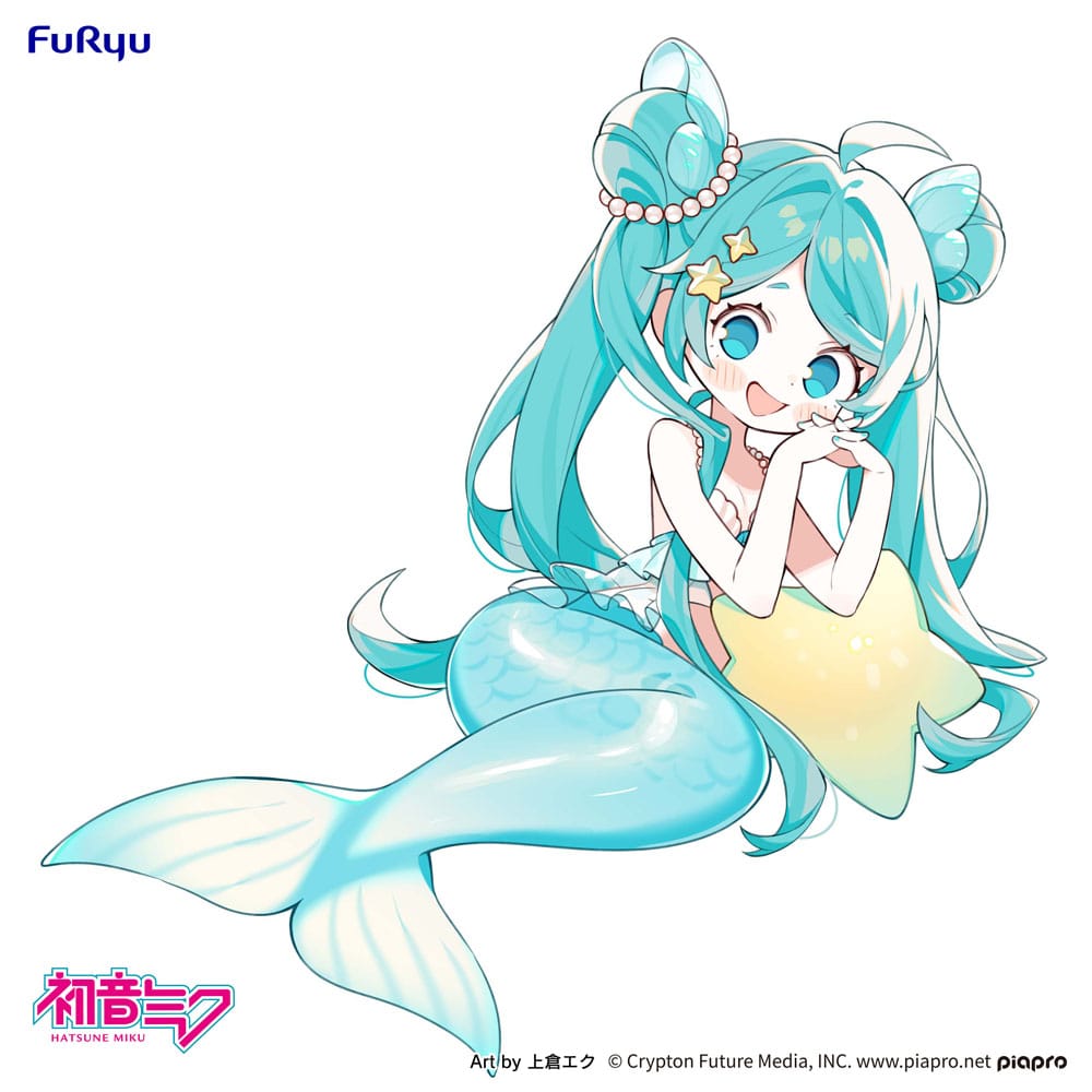 Hatsune Miku Desktop Fairy PVC Figur - Mermaid Princess Ver. 9 cm Furyu