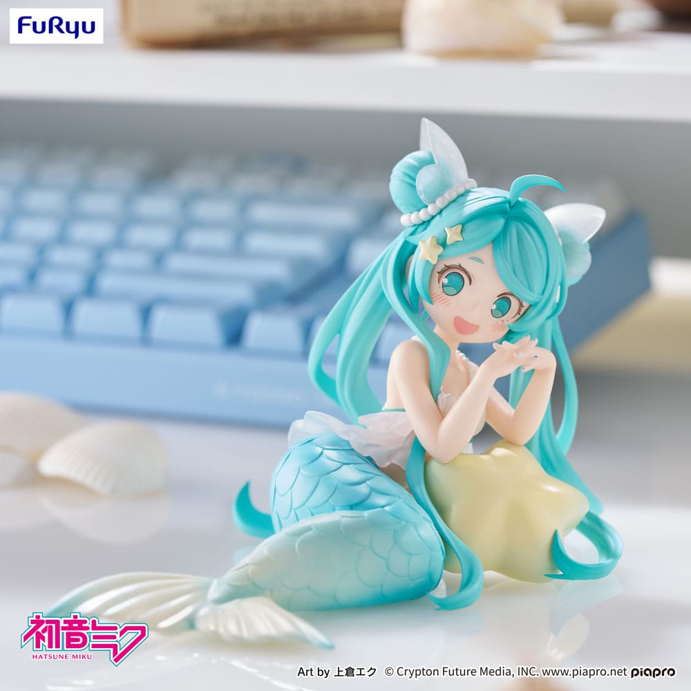 Hatsune Miku Desktop Fairy PVC Figur - Mermaid Princess Ver. 9 cm Furyu