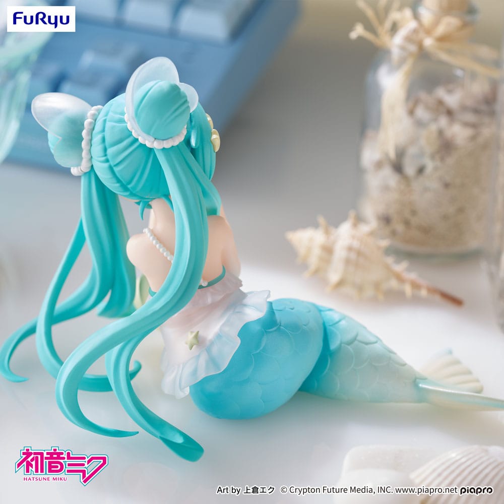 Hatsune Miku Desktop Fairy PVC Figur - Mermaid Princess Ver. 9 cm Furyu