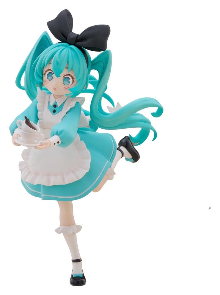 Hatsune Miku Skrivbordfe PVC-Figur Hatsune Miku Wonderland Ver. 16 cm