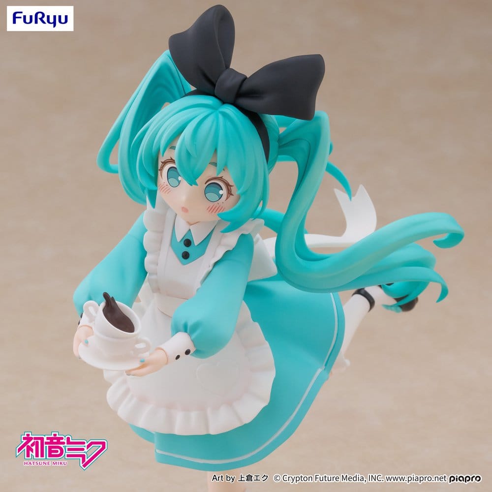 Hatsune Miku Skrivbordfe PVC-Figur Hatsune Miku Wonderland Ver. 16 cm