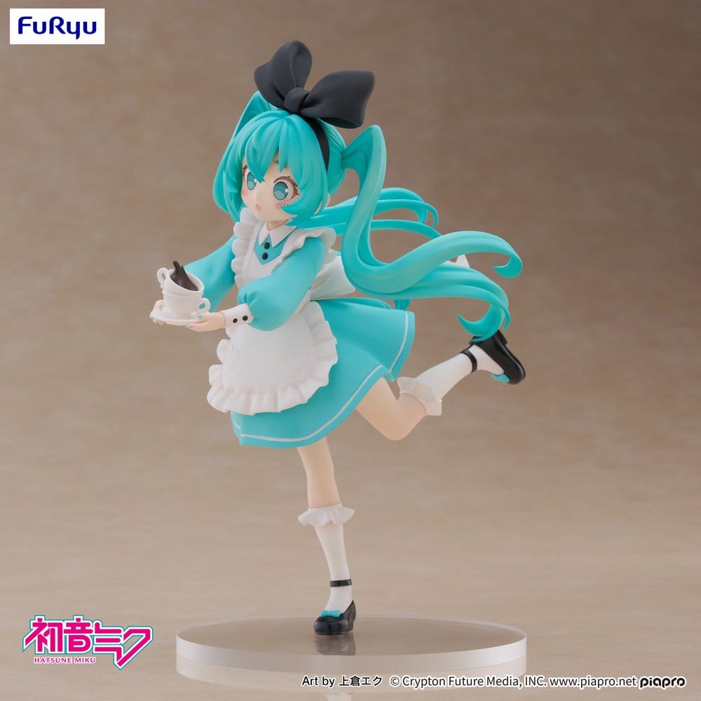 Hatsune Miku Skrivbordfe PVC-Figur Hatsune Miku Wonderland Ver. 16 cm