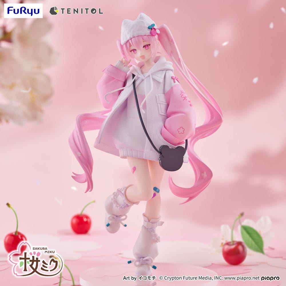 Hatsune Miku Tenitol PVC Figur Sakura Miku Cool style [petit] 19 cm Furyu