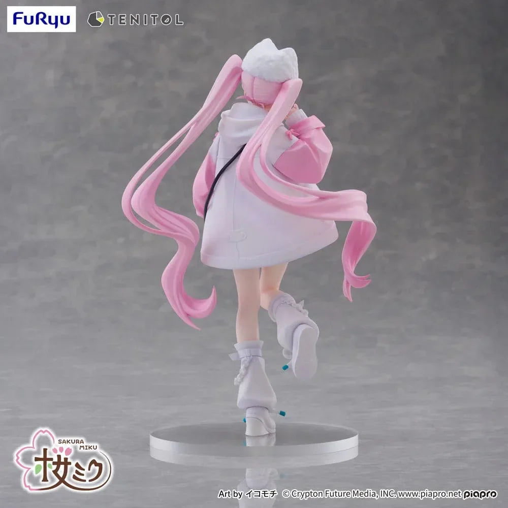 Hatsune Miku Tenitol PVC Figur Sakura Miku Cool style [petit] 19 cm Furyu