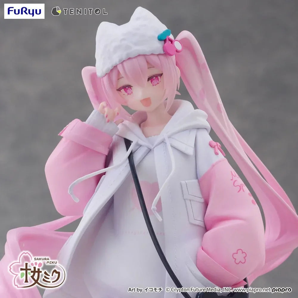 Hatsune Miku Tenitol PVC Figur Sakura Miku Cool style [petit] 19 cm Furyu