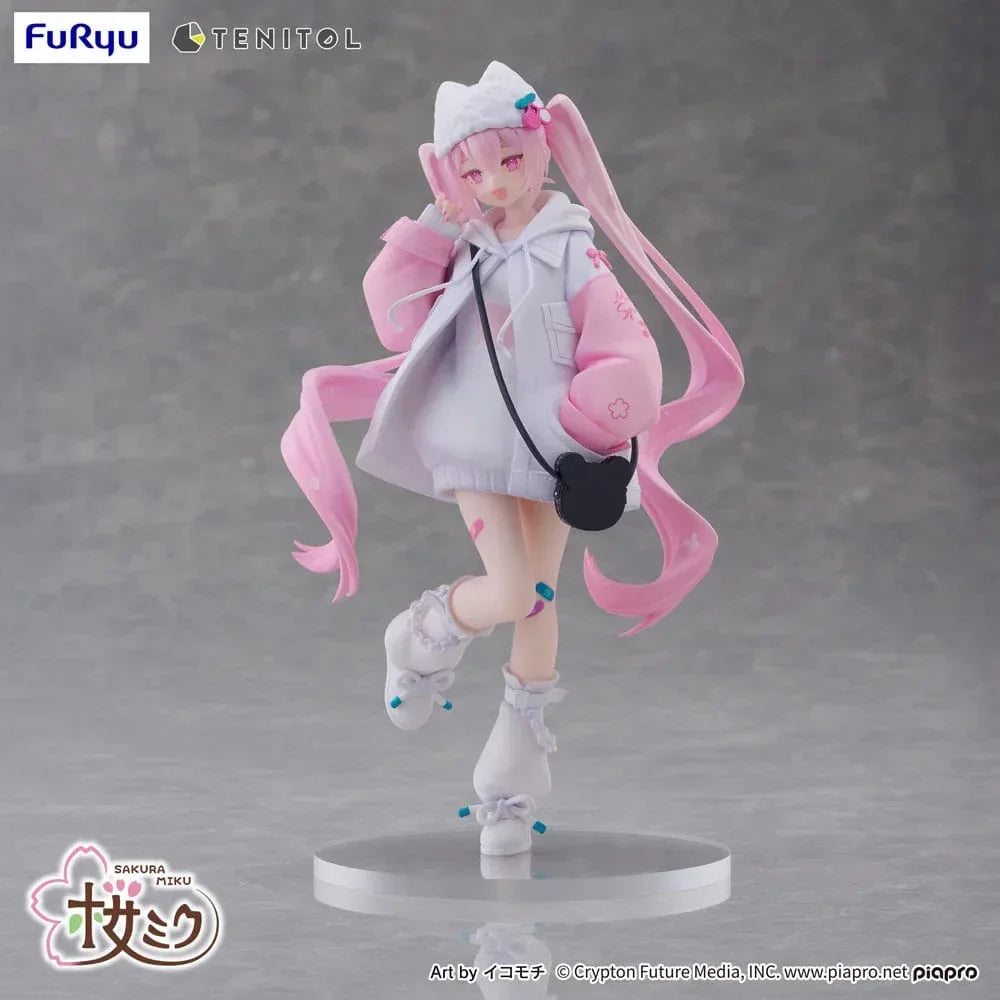 Hatsune Miku Tenitol PVC Figur Sakura Miku Cool style [petit] 19 cm Furyu