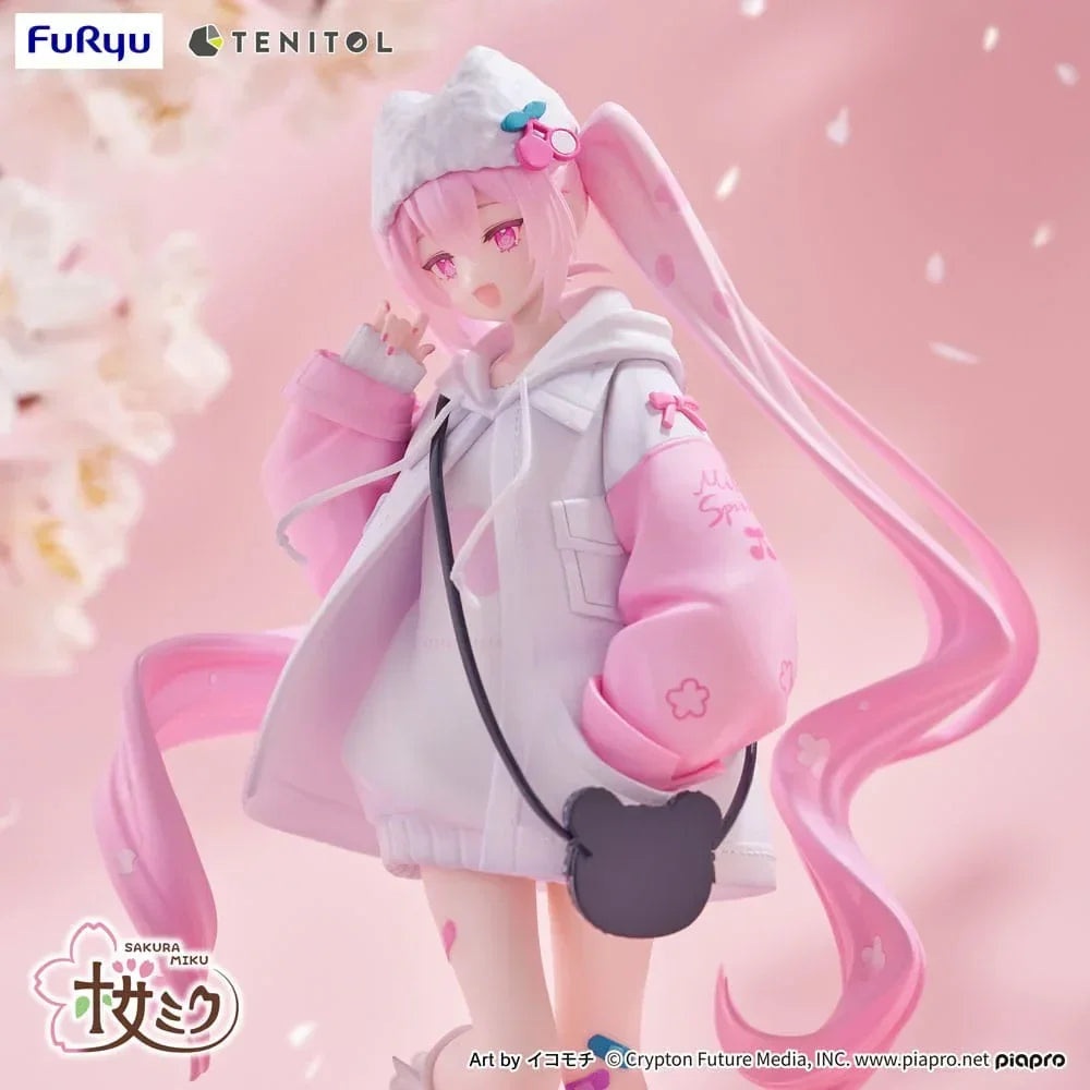 Hatsune Miku Tenitol PVC Figur Sakura Miku Cool style [petit] 19 cm Furyu