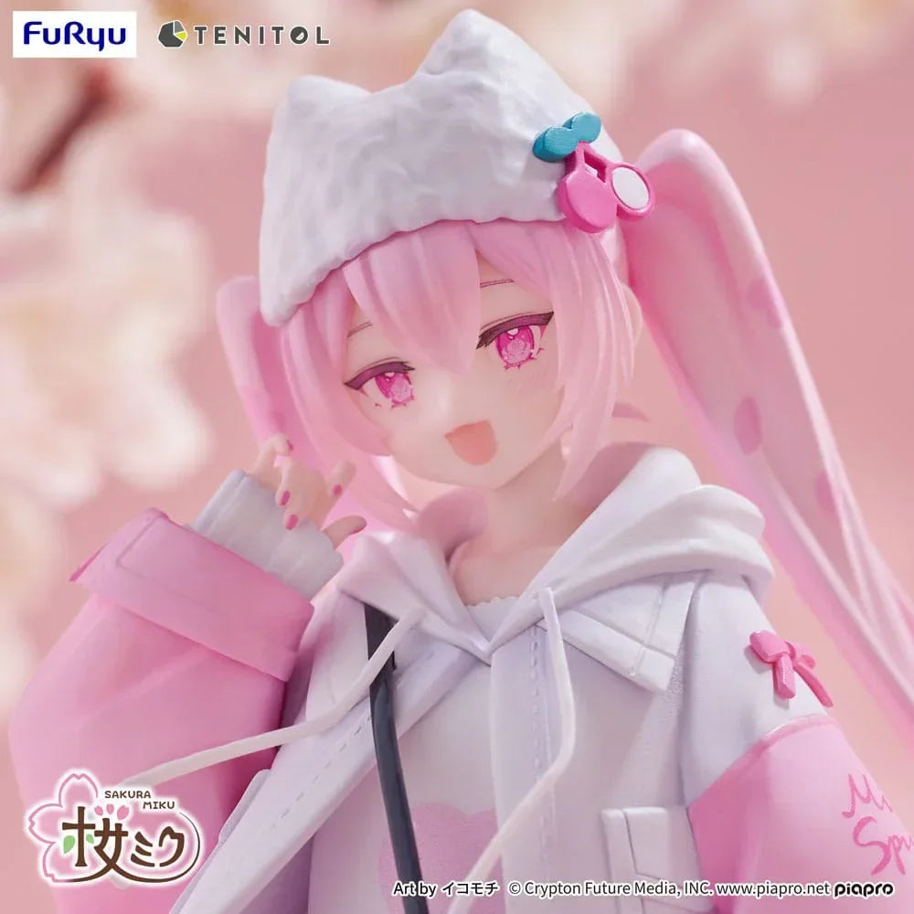 Hatsune Miku Tenitol PVC Figur Sakura Miku Cool style [petit] 19 cm Furyu