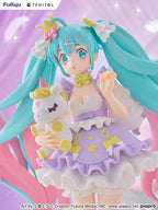 Hatsune Miku Tenitol PVC Figur Hatsune Miku Yumekawa Princess Lavender Ver. 21 cm Furyu