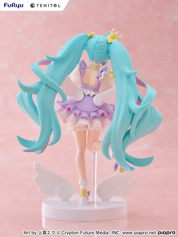 Hatsune Miku Tenitol PVC Figur Hatsune Miku Yumekawa Princess Lavender Ver. 21 cm Furyu
