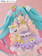 Hatsune Miku Tenitol PVC Figur Hatsune Miku Yumekawa Princess Lavender Ver. 21 cm Furyu