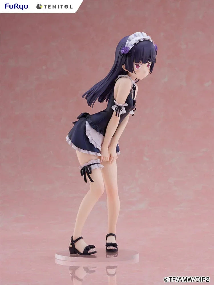 Ore no Imouto ga Konna ni Kawaii Wake ga Nai - Tenitol Tall PVC Figur Kuroneko i Badkläder Maid Ver. 27 cm Furyu