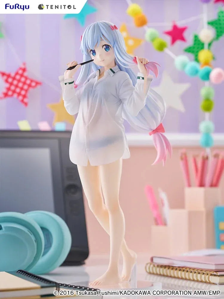 Eromanga Sensei Tenitol Tall PVC Figur Sagiri Izumi Shirts Ver. 30 cm Furyu