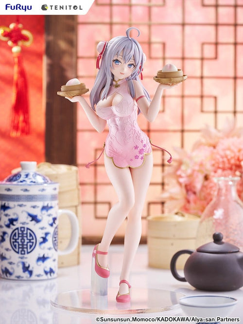 Alya Ibland Dolde Sina Känslor i Russisk Tenitol Tall PVC-figur Alya Cheongsam-version 29 cm