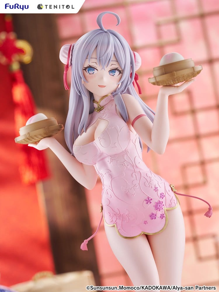 Alya Ibland Dolde Sina Känslor i Russisk Tenitol Tall PVC-figur Alya Cheongsam-version 29 cm