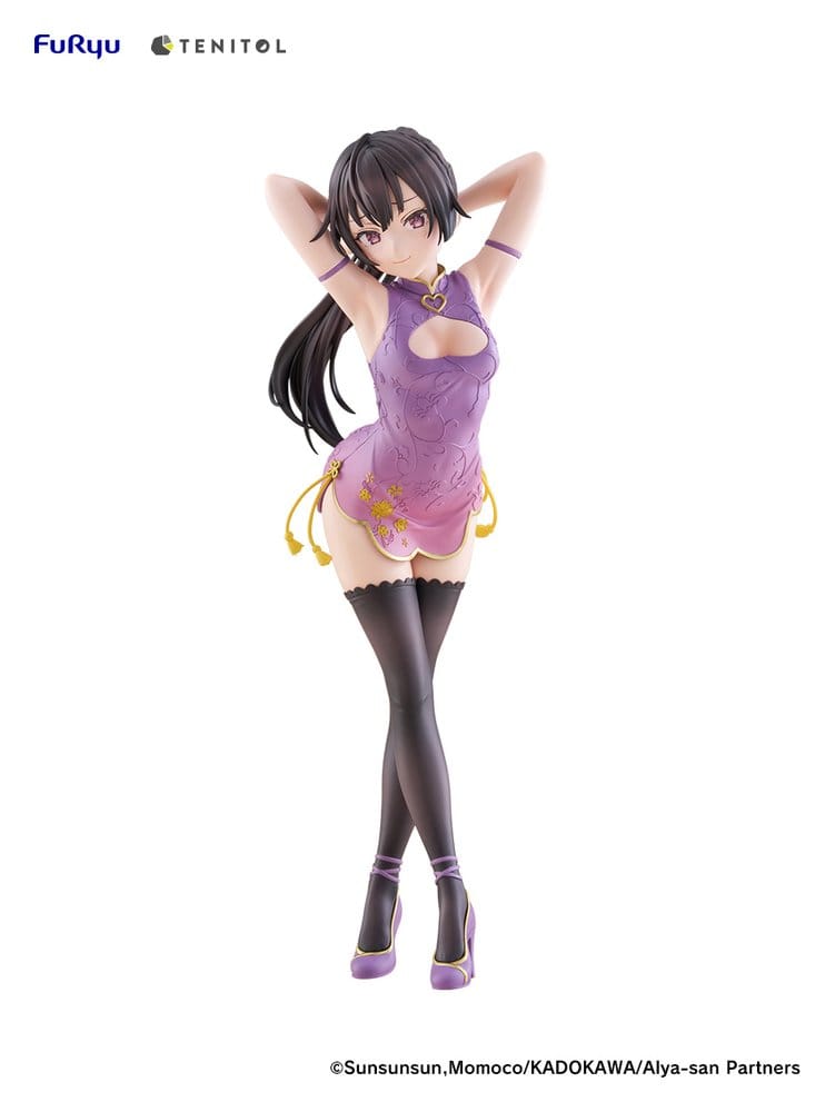 Alya Ibland Gömmer Sina Känslor på Ryska Tenitol Tall PVC-figur Yuki Suou Cheongsam-version 28 cm