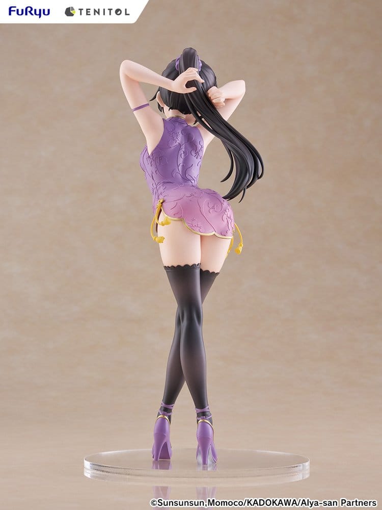 Alya Ibland Gömmer Sina Känslor på Ryska Tenitol Tall PVC-figur Yuki Suou Cheongsam-version 28 cm