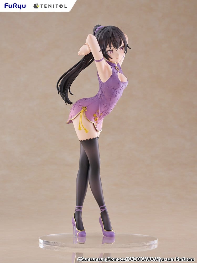 Alya Ibland Gömmer Sina Känslor på Ryska Tenitol Tall PVC-figur Yuki Suou Cheongsam-version 28 cm