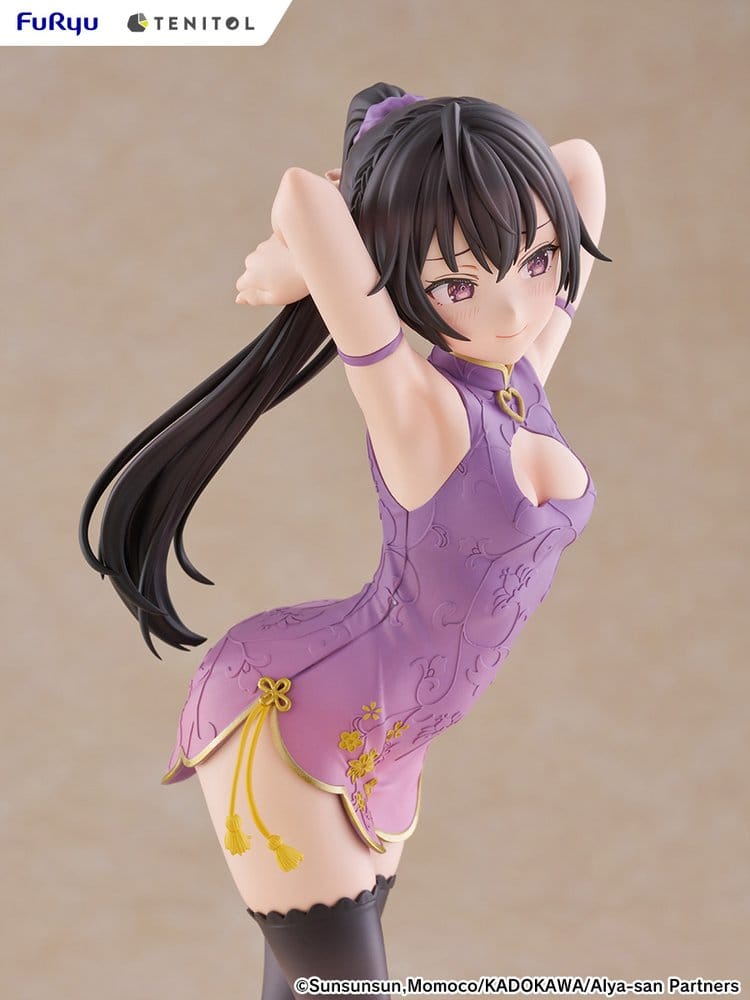 Alya Ibland Gömmer Sina Känslor på Ryska Tenitol Tall PVC-figur Yuki Suou Cheongsam-version 28 cm