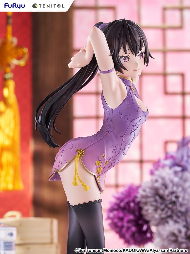 Alya Ibland Gömmer Sina Känslor på Ryska Tenitol Tall PVC-figur Yuki Suou Cheongsam-version 28 cm