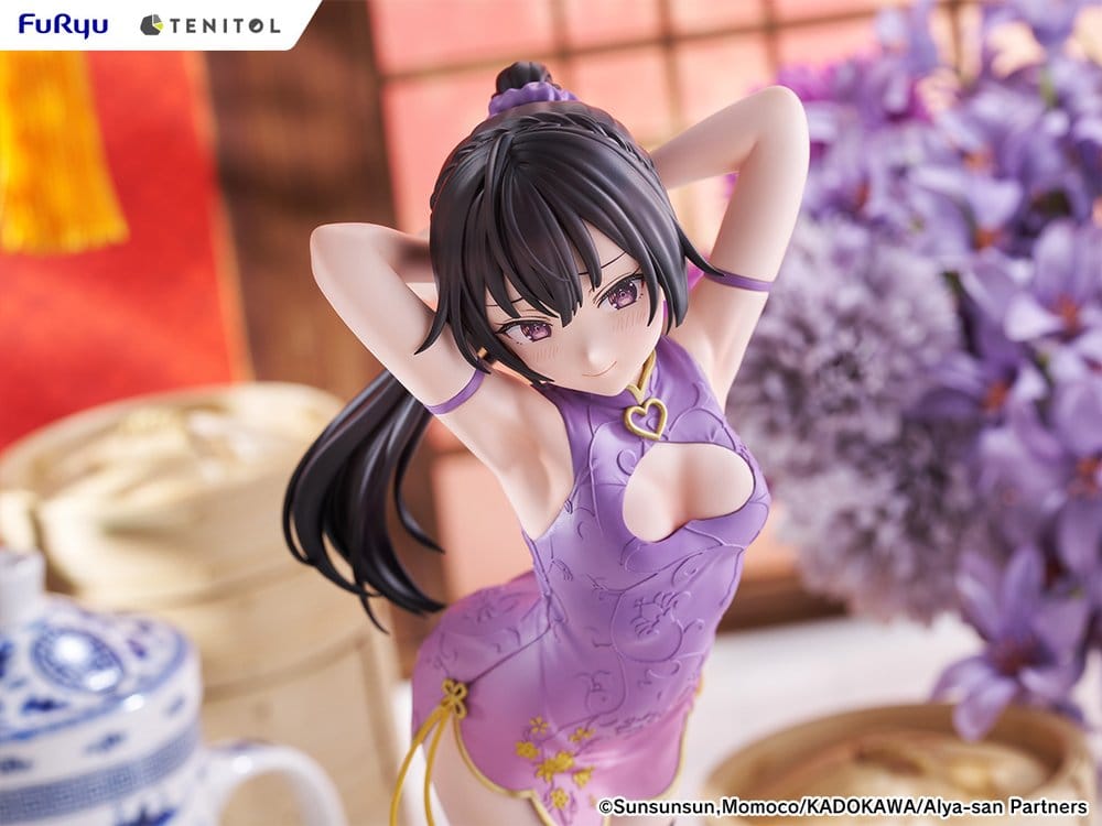 Alya Ibland Gömmer Sina Känslor på Ryska Tenitol Tall PVC-figur Yuki Suou Cheongsam-version 28 cm