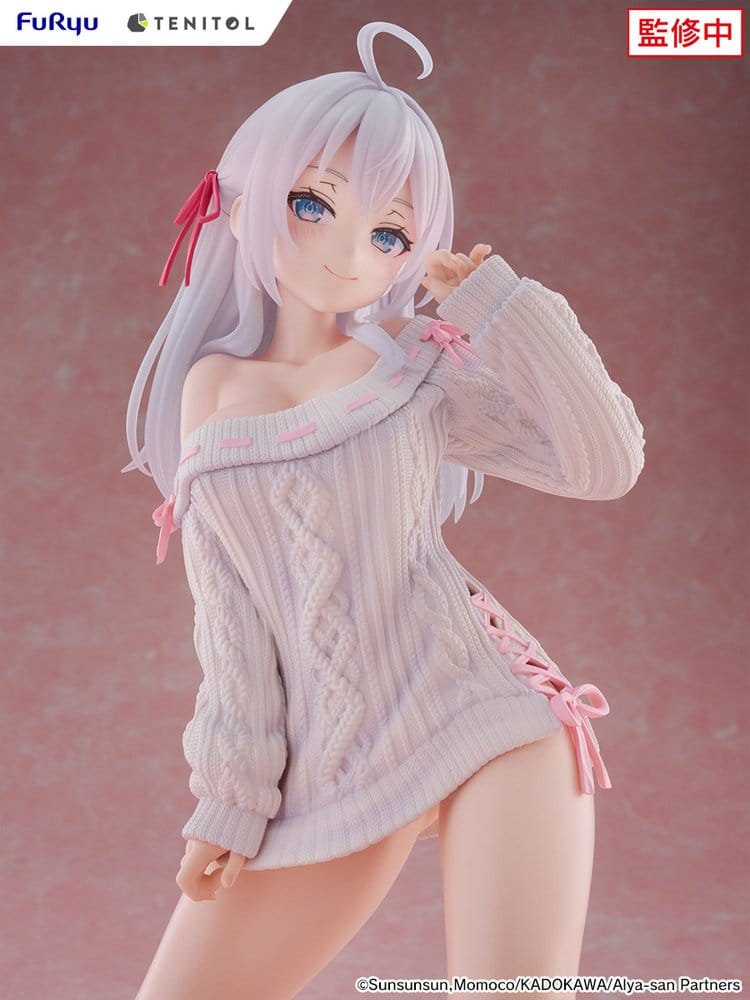 Alya Sometimes Hides Her Feelings in Russian Noodles Stopper PVC Figure Knit Ver. 26 cm