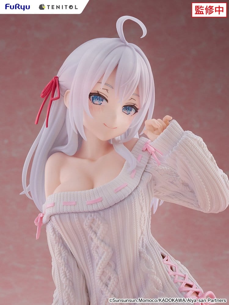 Alya Sometimes Hides Her Feelings in Russian Noodles Stopper PVC Figure Knit Ver. 26 cm
