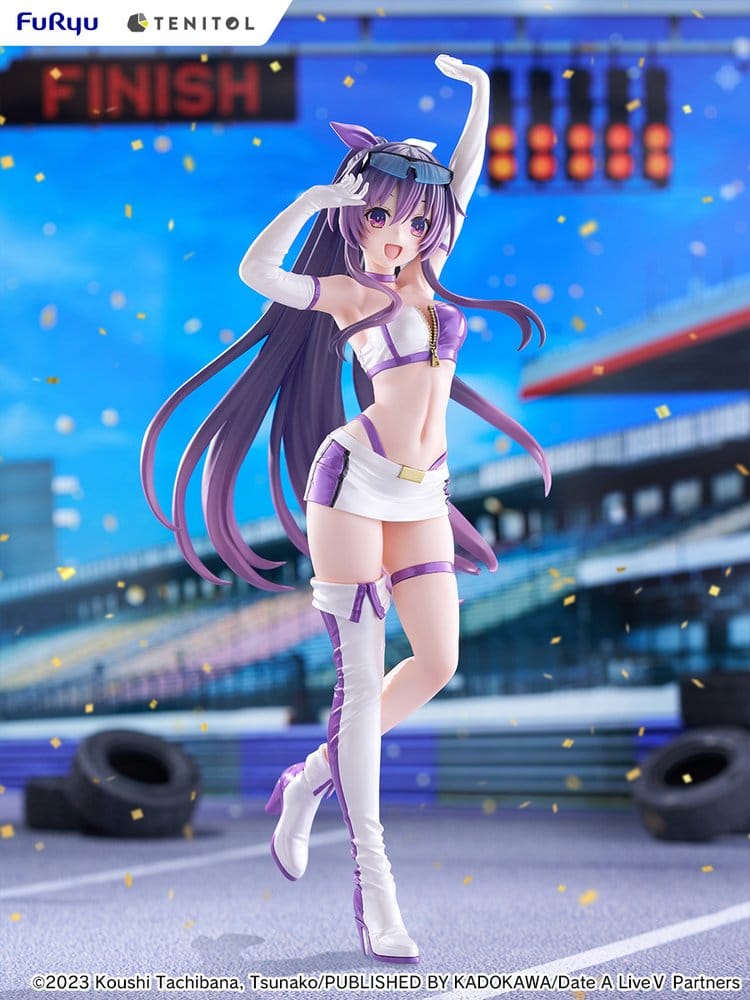 Date A Live V Tenitol Tall PVC-figur Tohka Yatogami Race Queen-version, 30 cm