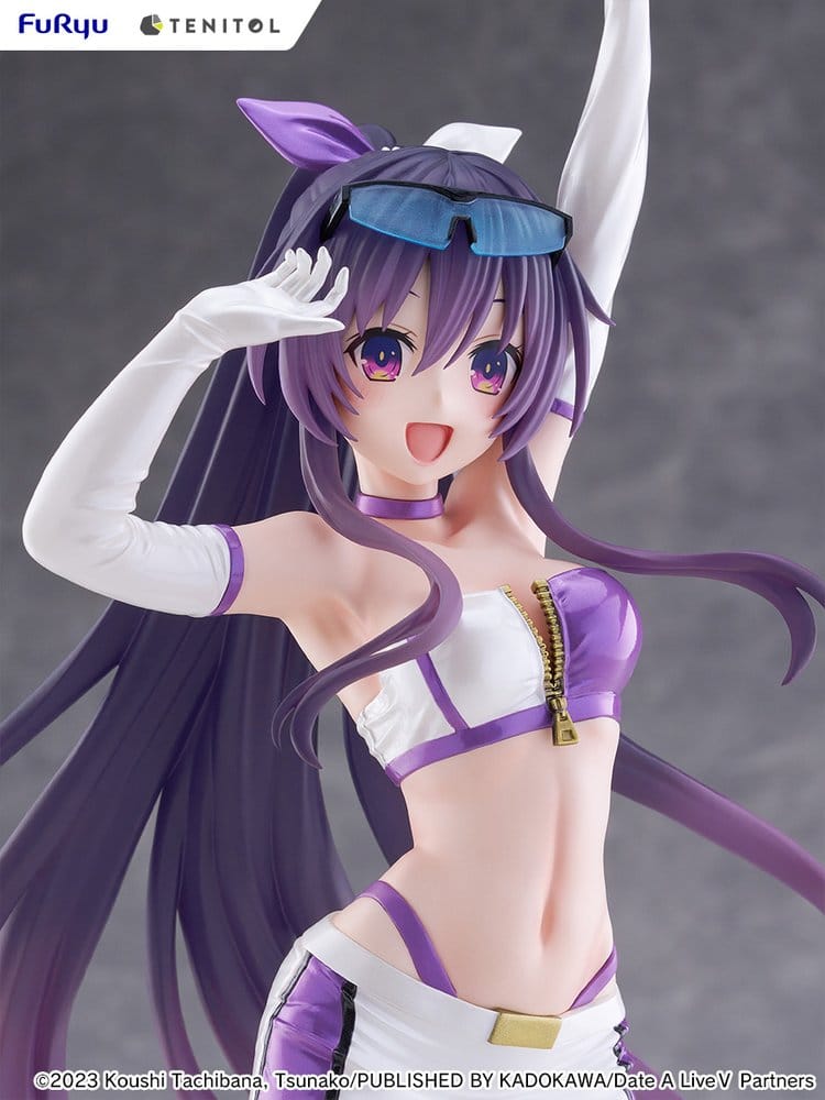 Date A Live V Tenitol Tall PVC-figur Tohka Yatogami Race Queen-version, 30 cm