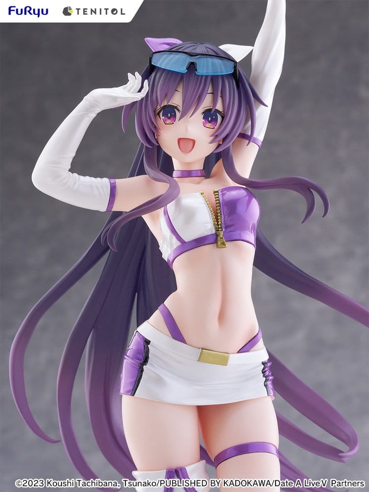 Date A Live V Tenitol Tall PVC-figur Tohka Yatogami Race Queen-version, 30 cm