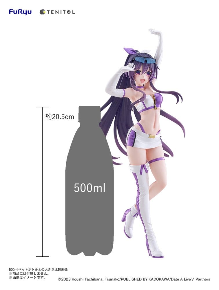 Date A Live V Tenitol Tall PVC-figur Tohka Yatogami Race Queen-version, 30 cm