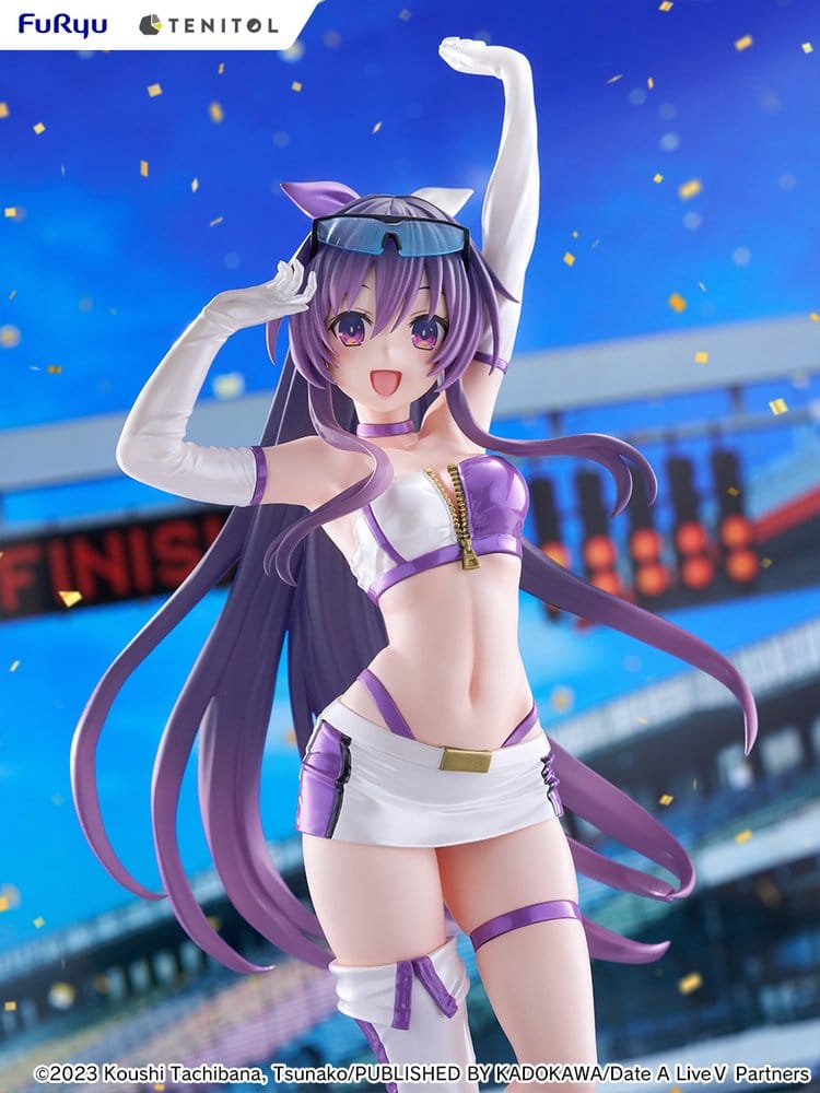 Date A Live V Tenitol Tall PVC-figur Tohka Yatogami Race Queen-version, 30 cm